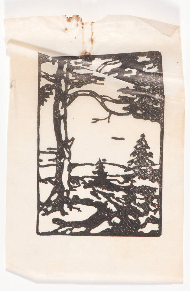 Christmas card, 1925