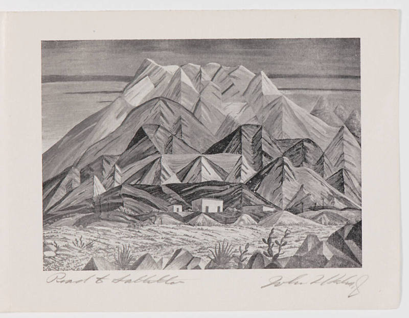 Road to Saltillo (Christmas card, 1951)