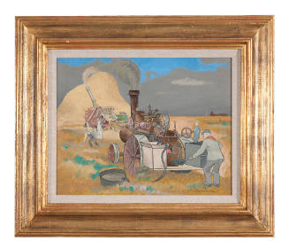 Threshing Scene