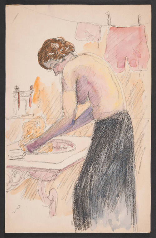 Title unknown (Martha at sink (12-33))