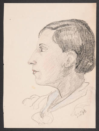 Title unknown (Martha Marshall portrait (1-10-33))