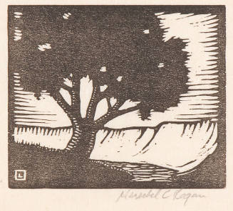 Title unknown (tree with arroyo)