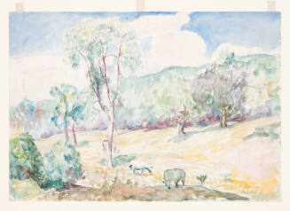Sheep Field Hillside, 1924