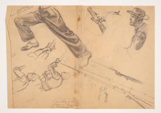 Studies for Battle of Mine Creek