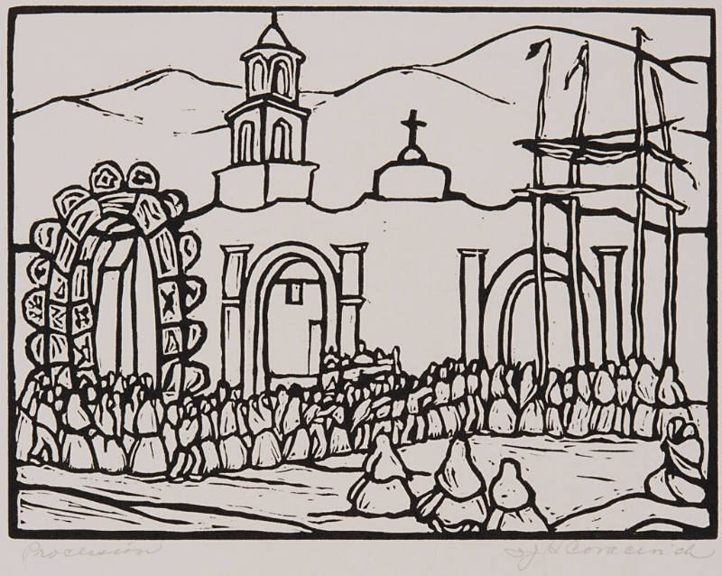 Procession (Procession of Sacromonte in Amecameca)