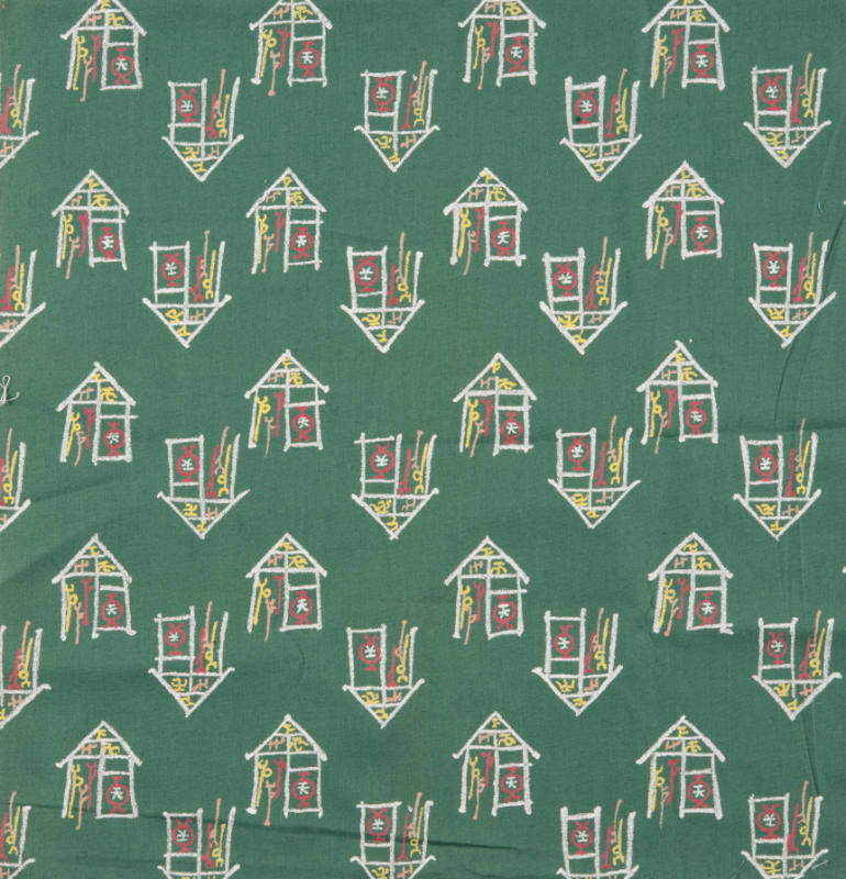 'Tea House' fabric swatch