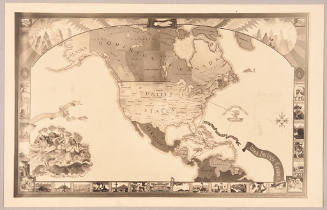 Wall Map of North America