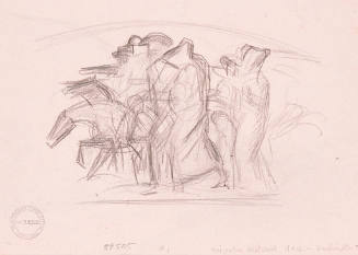 Westward Movement: Justice of the Plains, mural study