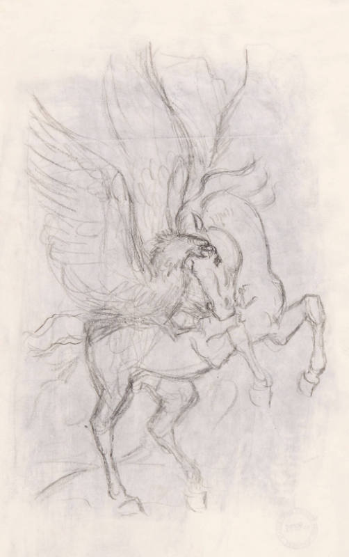 Sketch of Goblin and the Eagle