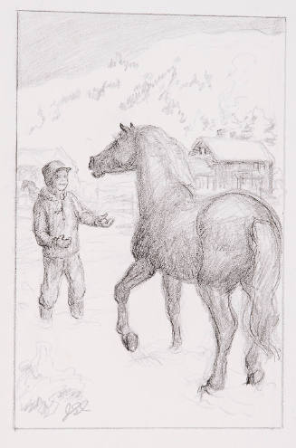 Study for Ken and Flicka