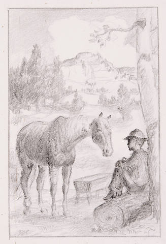 Study for Ken Reading to Flicka