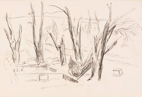 Sketch of Tornado Destruction