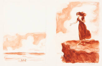 Woman on Cliff