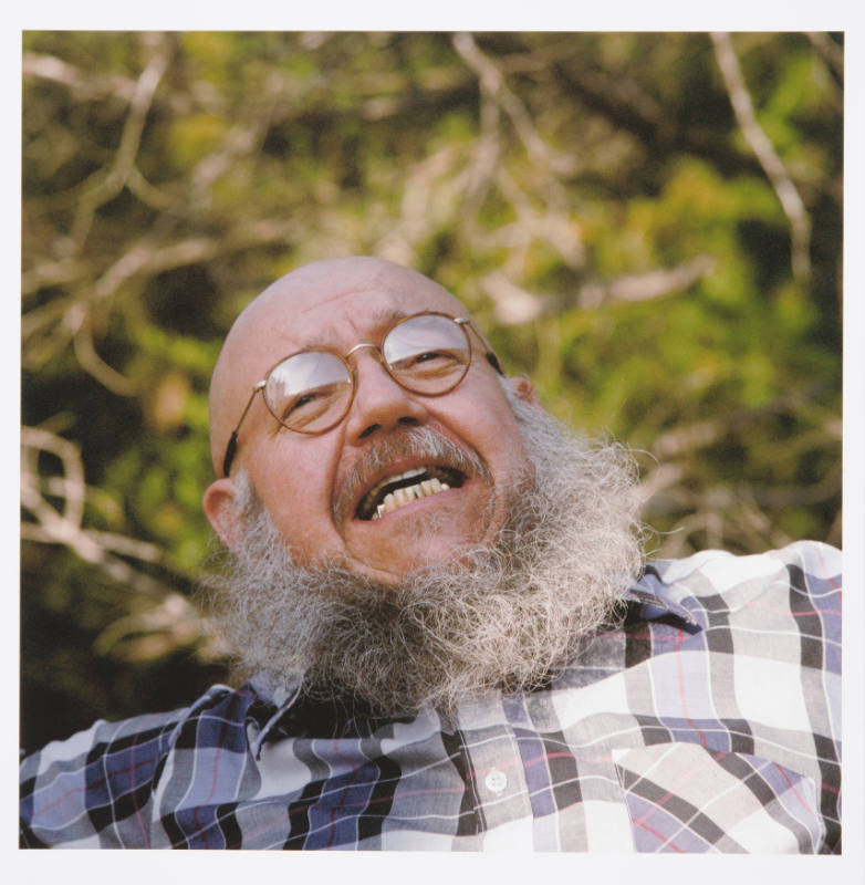 George M. Kren, Robert Brawley (painting professor, University of Kansas), back deck, Kren home…