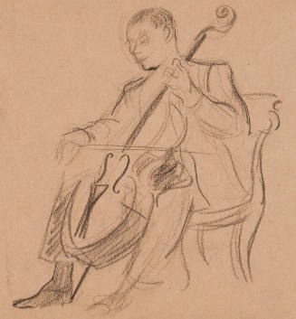 Man Playing Cello