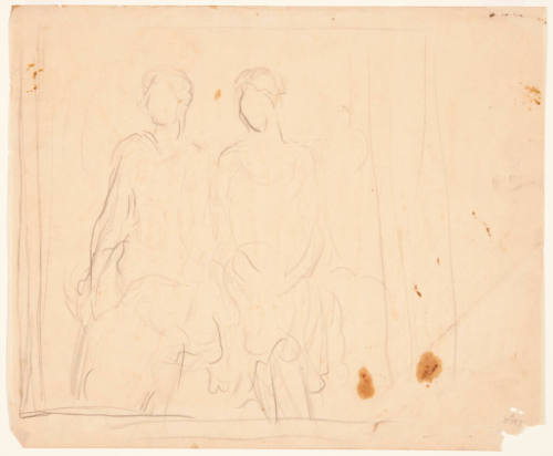 Sketch of Two Figures