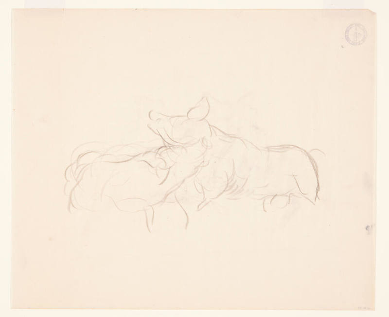 Study of Fighting Pigs