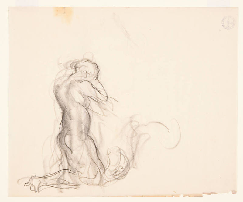 Sketch of Kneeling Figures