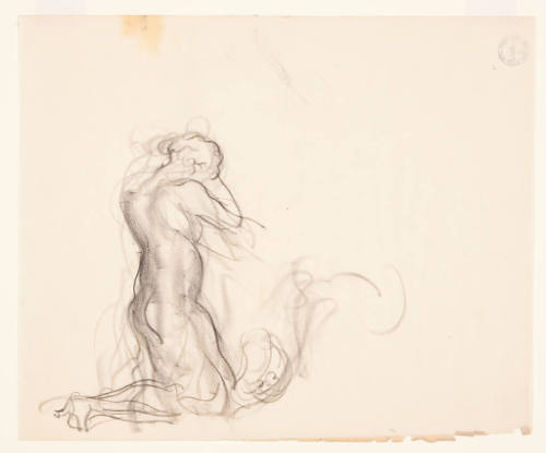 Sketch of Kneeling Figures