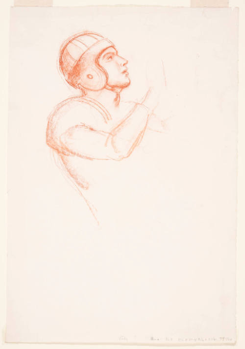 Study for "Five Yards": Reciever (Football)