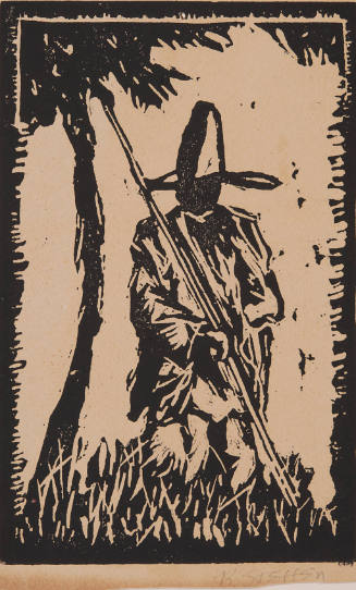 Title unknown (figure wearing large hat)