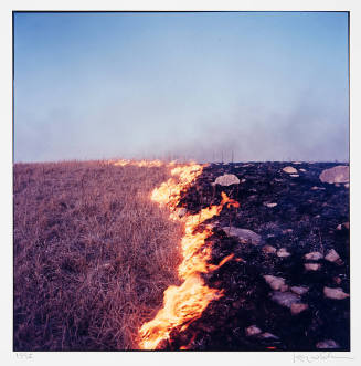 Fire (Before and After), Lyon County, Kansas