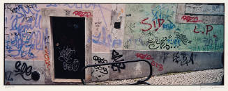 Graffiti on Our Street in Lisbon, Portugal, May 2000