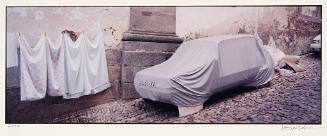 Shrouded Auto in Evora, Portugal, May 2000