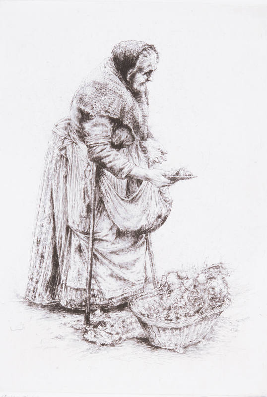 Gemüse Frau (vegetable woman)