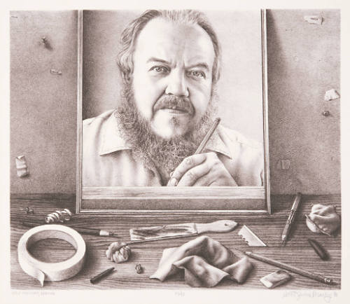 Self-portrait, Drawing