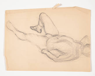 Study of a man lying on his back