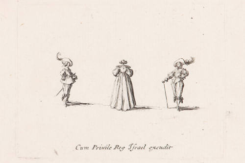 Lady Seen from Behind and Two Gentlemen