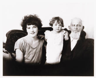 Family portrait, Emile Brozek Dinsmoor, Emily Jane Dinsmoor, Samuel Perry Dinsmoor