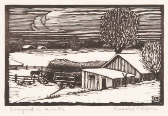 Barnyard in Winter