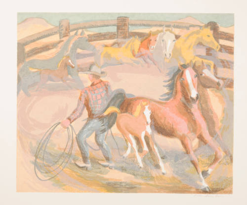 Corralling Colts at the 3X Bar Ranch, Montana