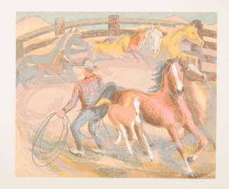 Corralling Colts at the 3X Bar Ranch, Montana