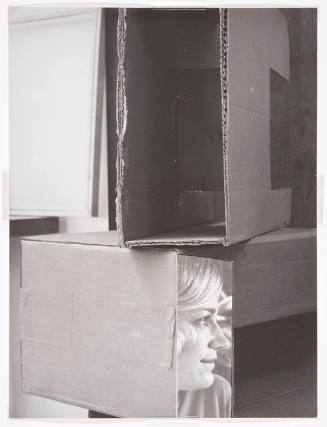 Self Portrait with Cardboard Boxes