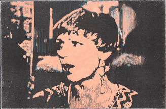 Self Portrait from TV screen (Interview in Denver CO ca 1976)