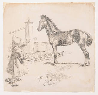Untitled (girl with horse)