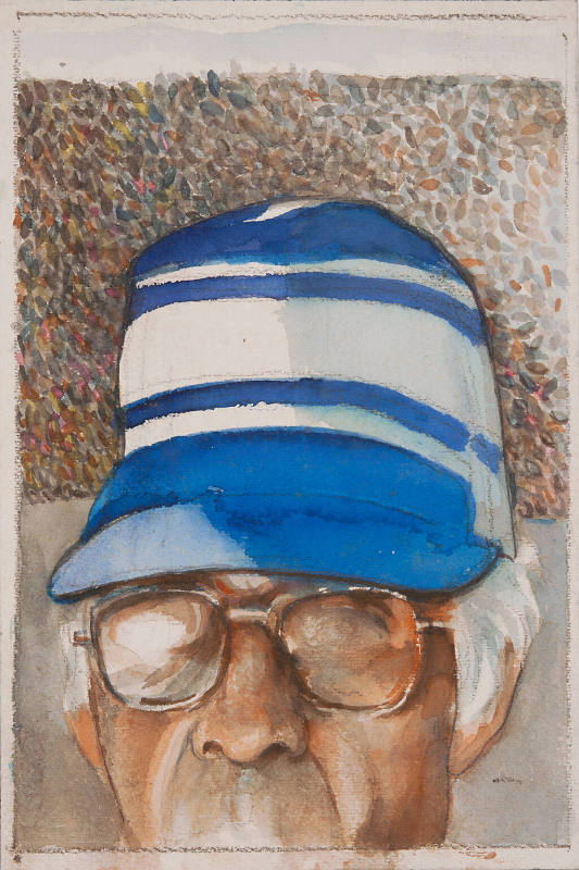 Untitled (man in baseball hat and glasses)