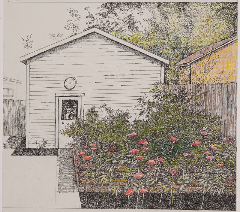 Untitled (garden and house)