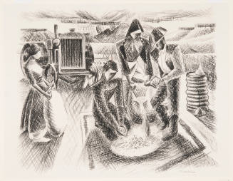Title unknown (study for New Deal mural)