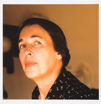 Joan Foth (painter), in her studio, Topeka, Kansas, October 15, 1980