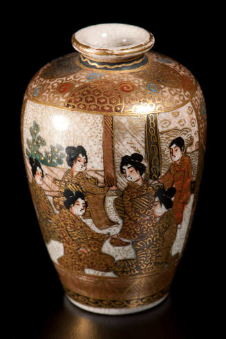 Satsuma miniature vase