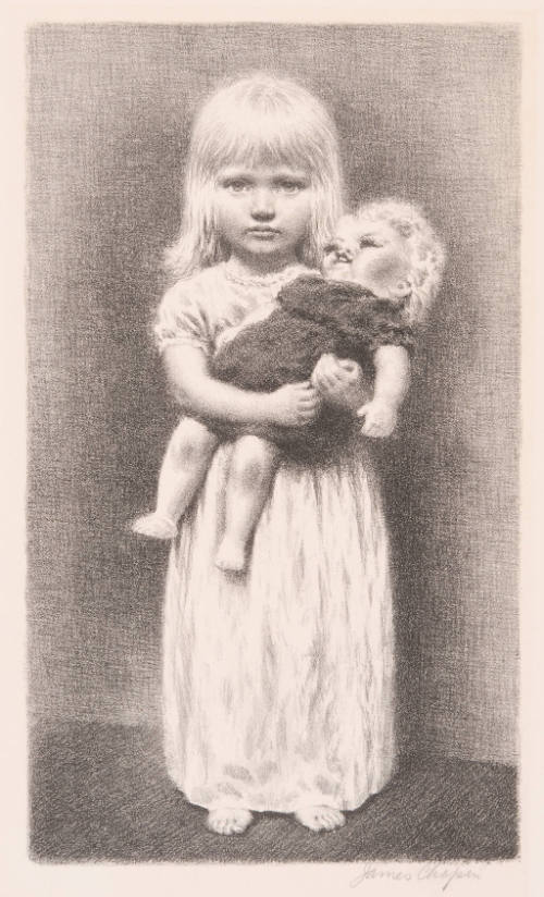 Little Girl with a Doll