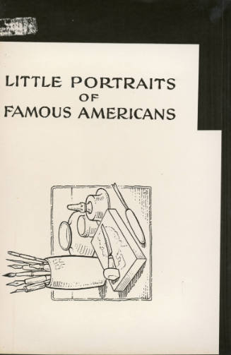 Little Portraits of Famous Americans cover page design