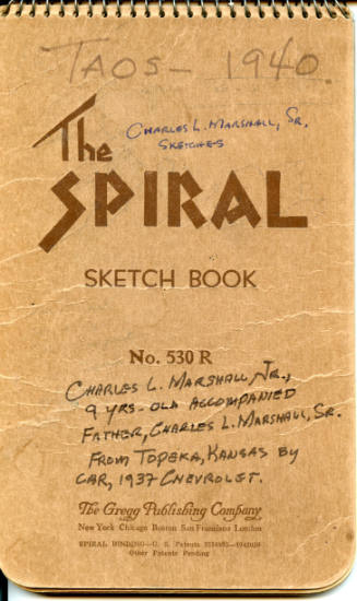 Taos 1940 Sketchbook