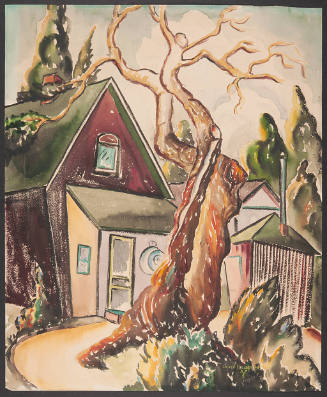 Title unknown (house with tree)