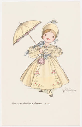 Summer Walking Dress 1840