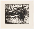 Charles Merrick Capps, Waiting for Summer, 1931, woodcut, 7 3/4 x 9 1/2 in., Kansas State Unive…